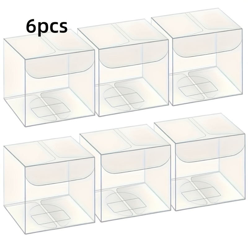 Transparent Packaging Boxes for Jewelry Gift, 5.08cm